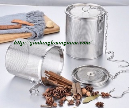 GIỎ GIA VỊ - DỤNG CỤ LỌC GIA VỊ INOX 12 CM