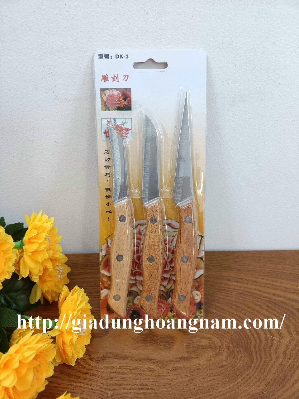 BỘ 3 DAO TỈA TRÁI CÂY, RAU CỦ