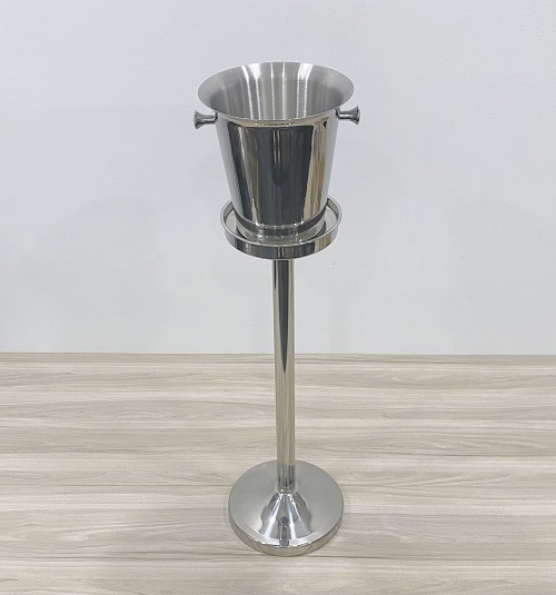 Chân đế xô ướp rượu inox lớn 