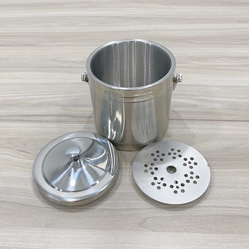 Xô đá 2 lớp inox